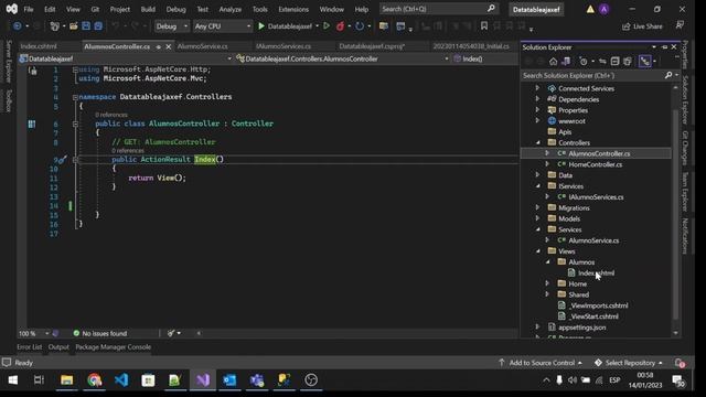 CRUD con Datatables.net + Ajax + Entity Framework + Api Rest смотреть онлайн