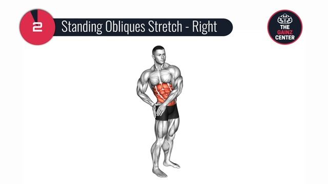 Cool Down Abs & Obliques Stretches For Post Workout смотреть онлайн