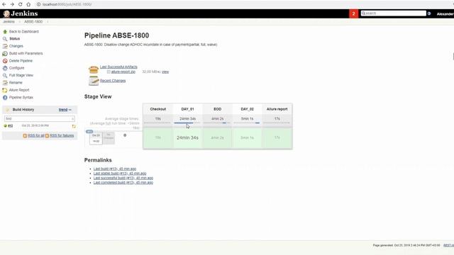 Selenium for Flexcube: Tests on Jenkins server with Allure reports смотреть онлайн