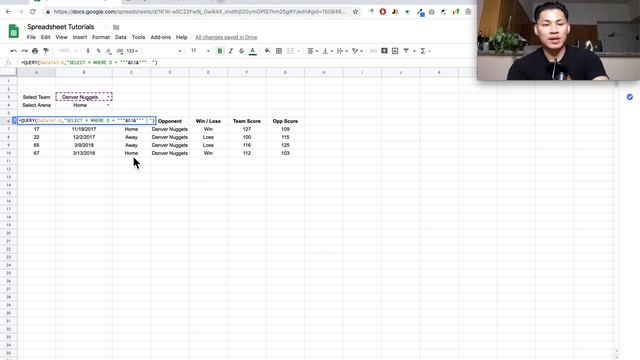 Google Sheets Query Formula with Dropdown List (Data Validation) Cell Reference - Dynamic Dashboard смотреть онлайн