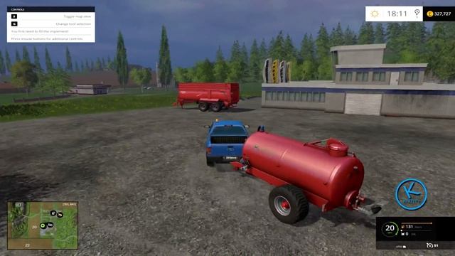 Farming Simulator 15: FORD/DODGE RAM PICKUP MOD смотреть онлайн