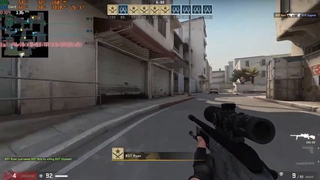 Counter Strike: Global Offensive on Intel CORE i7-7700HQ and NVIDIA GEFORCE GTX 1050 Min settings смотреть онлайн