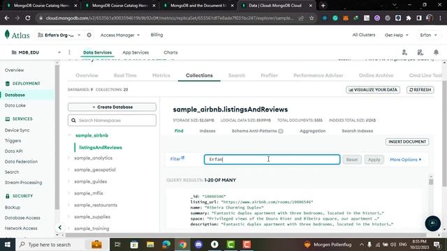 Collections and Documents in MongoDB смотреть онлайн