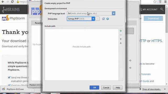 התקנה, הגדרות ראשוניות והגדרת אופן ההרצה ב-PHPStorm смотреть онлайн