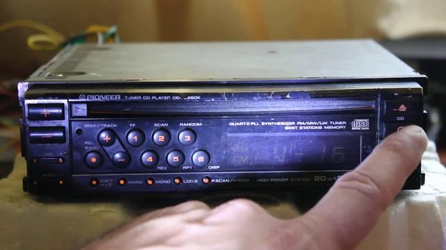 Pioneer DEH-55SDK Tuner & CD player car stereo смотреть онлайн