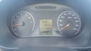 Lada Granta - разгон 0-100 км/час.