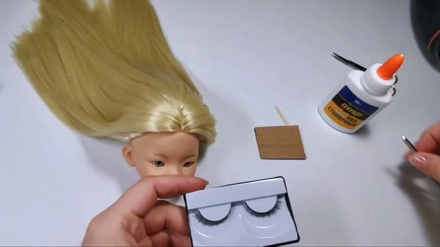 Кукольная переделка. Меняю глаза и ресницы кукле. НЕмастеркласс. смотреть онлайн