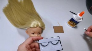 Кукольная переделка. Меняю глаза и ресницы кукле. НЕмастеркласс.