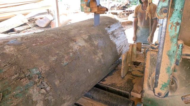 sawmill proses penggergajian kayu merati bahan papan ,balok dan usuk смотреть онлайн