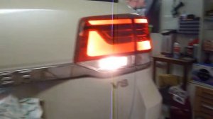 замена ламп заднего хода LAND CRUIZER 200