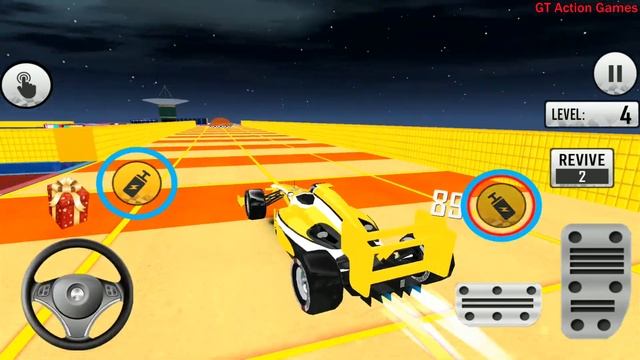 Formula Car Mega Ramp Racing - Impossible Car Racing Games - Android Gameplay смотреть онлайн