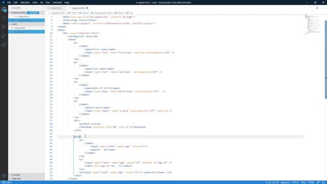 Формы в HTML. HTML5 и семантическая разметка. [Курс Frontend-разработки на Javascript] смотреть онлайн