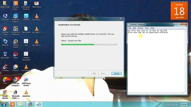 Install python 3.4.4 in windows xp/ 7/ 8/ 8.1/ 10 | How to install Python | Python Setup download смотреть онлайн