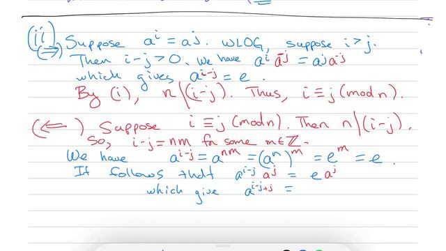7.2 - Basic Properties of a Group, part 5 смотреть онлайн
