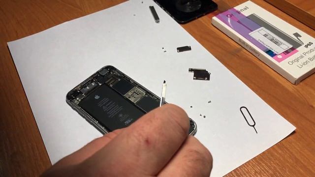 Замена аккумулятора iPhone 6s | Как заменить аккумулятор на iPhone 6s смотреть онлайн