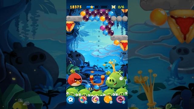 Angry Birds POP Bubble Shooter - Level 106. Gameplay Android walkthrough смотреть онлайн