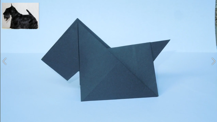 Оригами собака, как сделать оригами собаку.mp4 смотреть онлайн