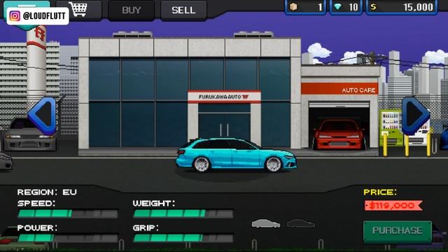 PIXEL CAR RACER - BUGATTI CHIRON MOD | PCR AV ULTIMATE MOD смотреть онлайн