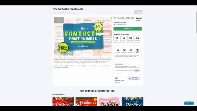 FREE DOWNLOAD The Mega SVG Bundle and The Fantastic Font Bundle | Creative Fabrica Special Offer смотреть онлайн