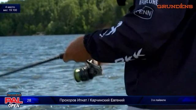Рыболовный турнир GRUNDENS PAL Open 2022 Прямая трансляция  - Третий тур