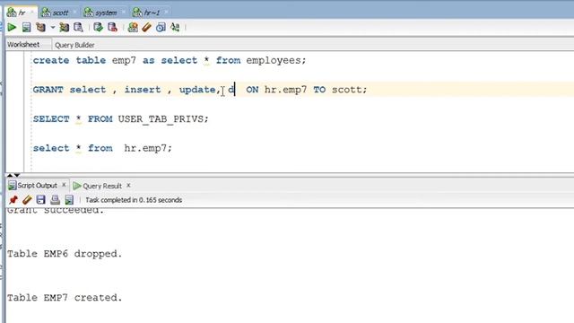 Oracle SQL Tutorial#81 Privileges In oracle SQL database смотреть онлайн