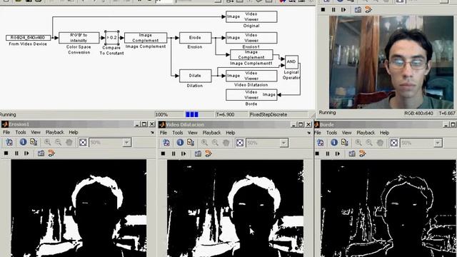 Practica 15. Bordes por Dilatacion y erosion смотреть онлайн