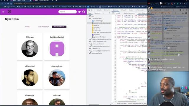 [Live Coding VOD]: Adding GitHub contributors to the NgRx website смотреть онлайн