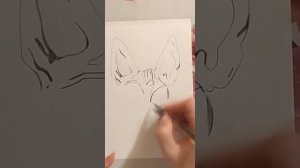 Как нарисовать кота сфинкса - милые рисунки #Shorts
