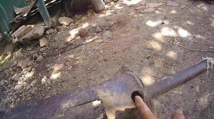 Самодельный бур для бурения скважин.