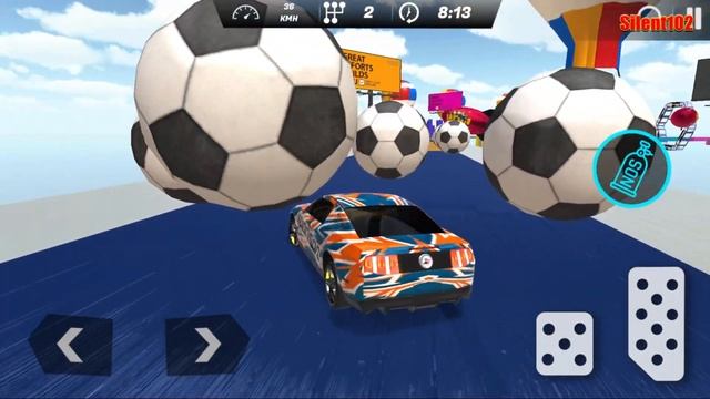 Muscle Car Stunts Simulator - Mega Ramp Car Game #5 - Android Gameplay смотреть онлайн