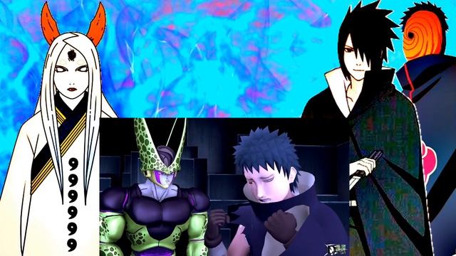 Obito Sasuke and Kaguya react to Obito Vs Cell смотреть онлайн