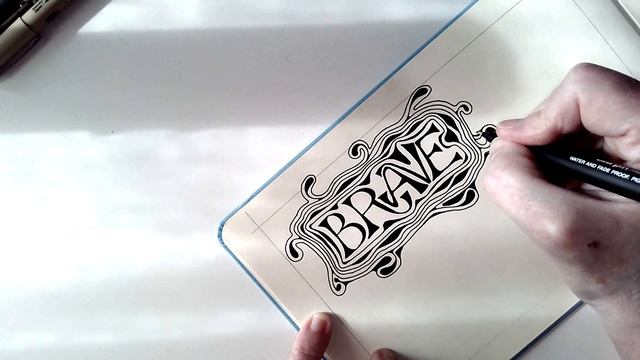 'Brave' - Entangled Sampler Page 4 WIP | #DrawWithMe смотреть онлайн