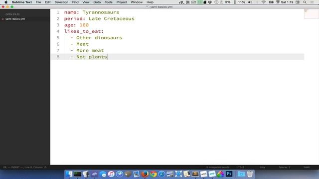YAML Basic Elements смотреть онлайн