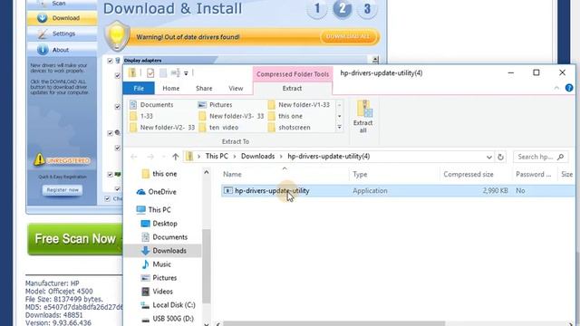 HP Officejet 4500 Compatible Free Update Software Driver Utility For Win 7 8 Professional 64 32 смотреть онлайн