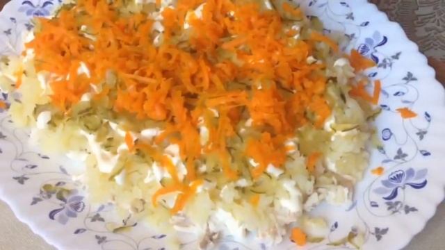 САЛАТ " ГРИБНАЯ ПОЛЯНА " !!! смотреть онлайн