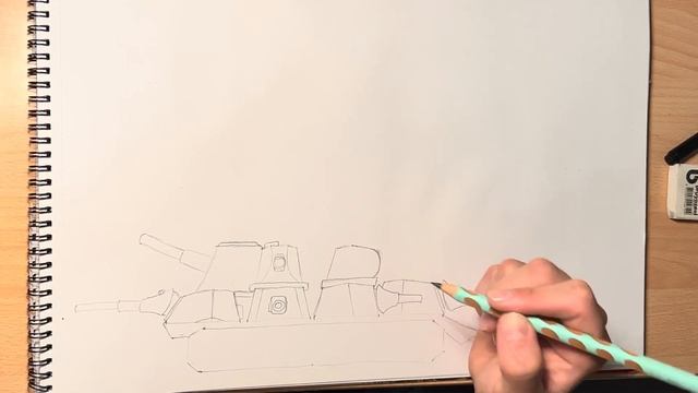 Как нарисовать ТАНК PZ-44 #пз44 #кв44 #мультикипротанки смотреть онлайн