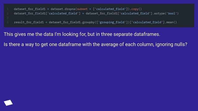 How to aggregate a boolean field with null values with pandas? смотреть онлайн