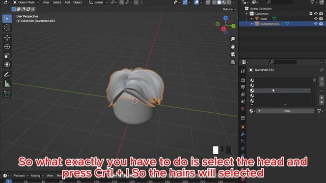 How to make Roblox UGC Hair in blender ! (Tutorial) смотреть онлайн