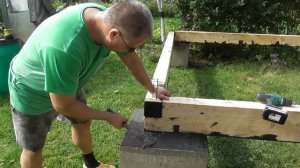 Каркасный сарай своими руками. Часть 1. Нижняя обвязка