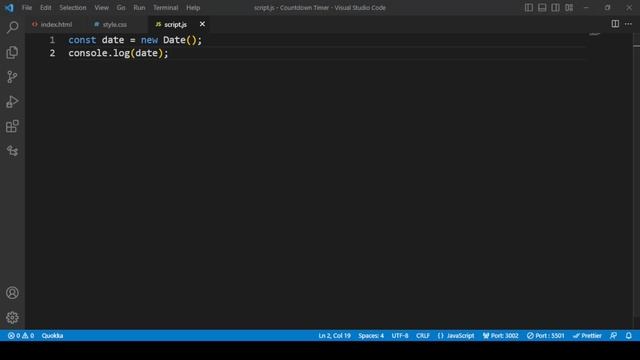 Simple JavaScript Countdown Timer Tutorial смотреть онлайн