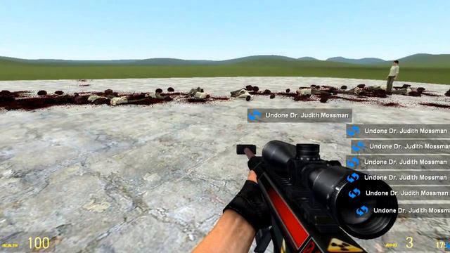 Garry's Mod: Skull Smasher Sniper Mod Showcase смотреть онлайн