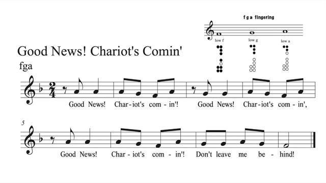 Good News! Chariot's Comin! (fga) 2-4 meter with recorder смотреть онлайн