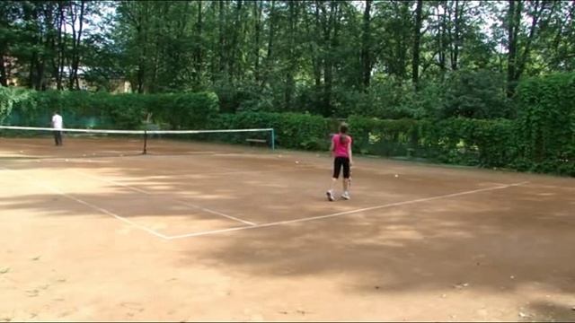 Большой теннис Настя Никульшина 9 лет 10 and Under Tennis смотреть онлайн