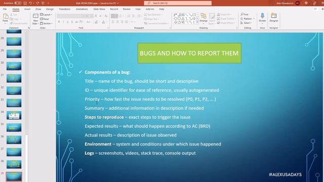 Manual QA: Testing for Beginners - How to file a bug report - Part 11 смотреть онлайн