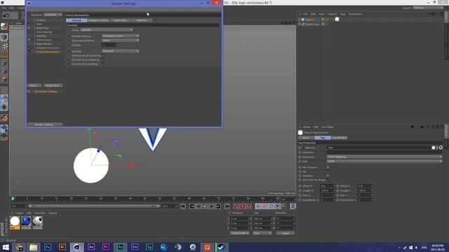 How To: Make a 3D Logo - Cinema 4D Tutorial смотреть онлайн