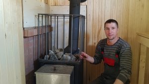 Короб в баню для камней