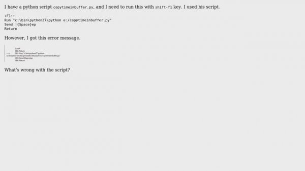 How to run python script in AHK? (2 Solutions!!)