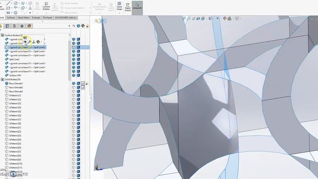 Gyroid modelling in Solidworks! смотреть онлайн