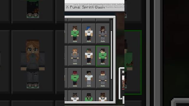 FREE! Minecraft X Puma Character Skins and Race Game! Bedrock #shorts смотреть онлайн