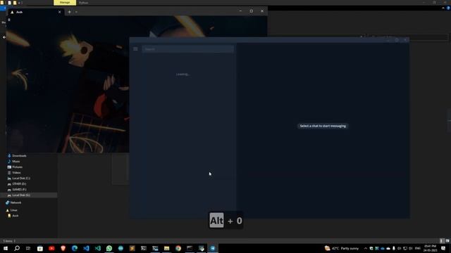 I made a keyboard shortcut app for windows in python! смотреть онлайн